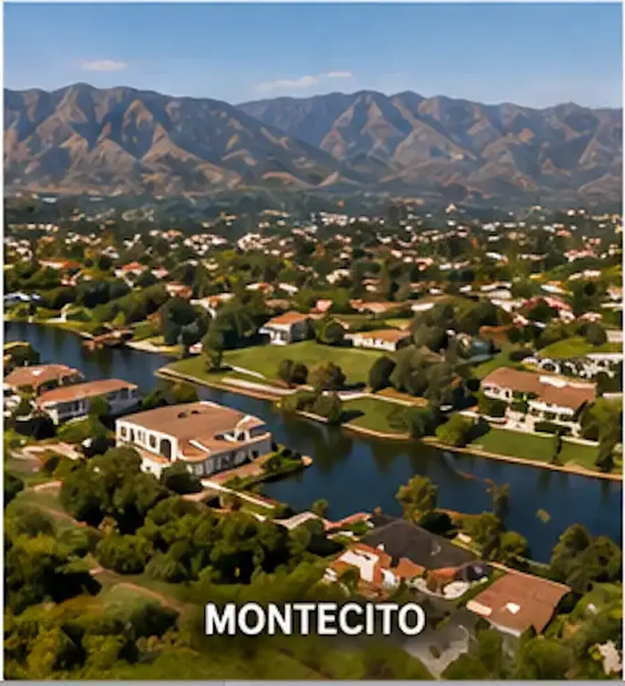 Montecito drain and sewer service area