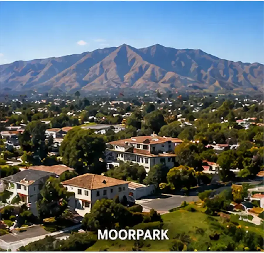 Moorpark drain and sewer service area