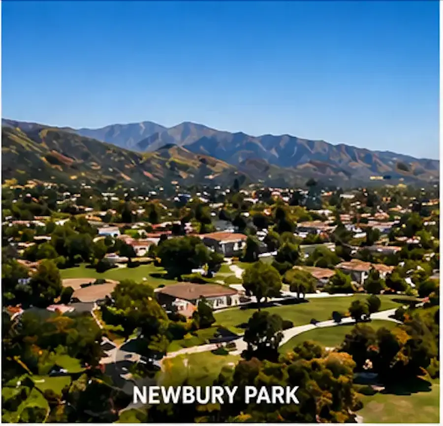 Newbury Park drain and sewer service area