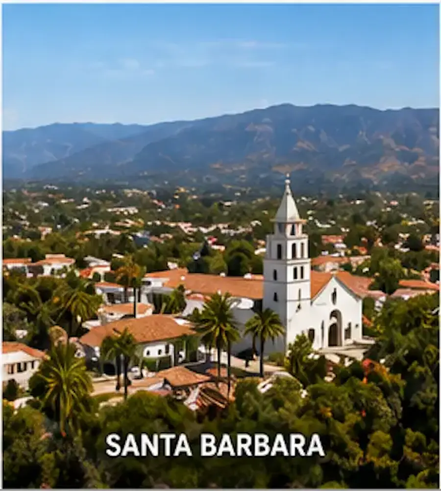Santa Barbara drain and sewer service area