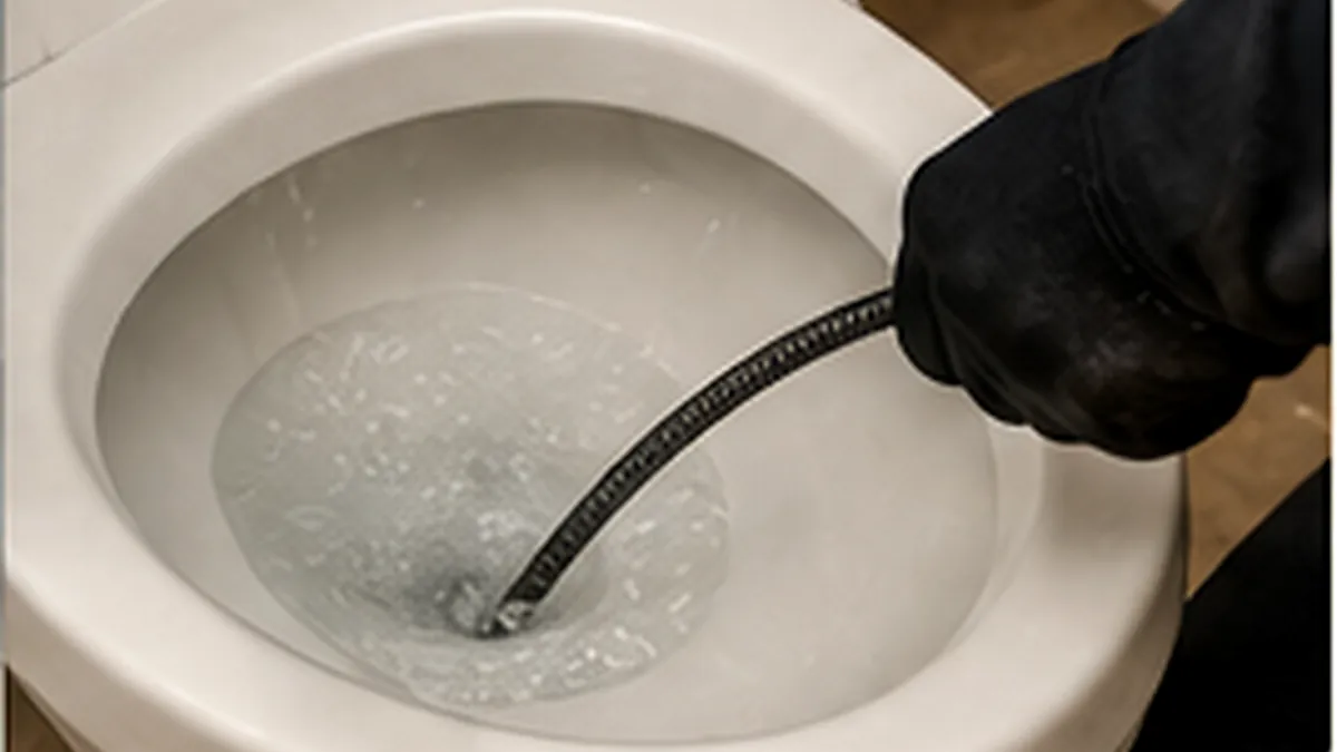 Clogged Toilet Clearing