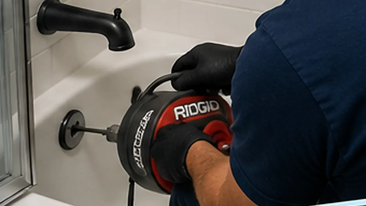 Shower & Bathtub Drain Clearing