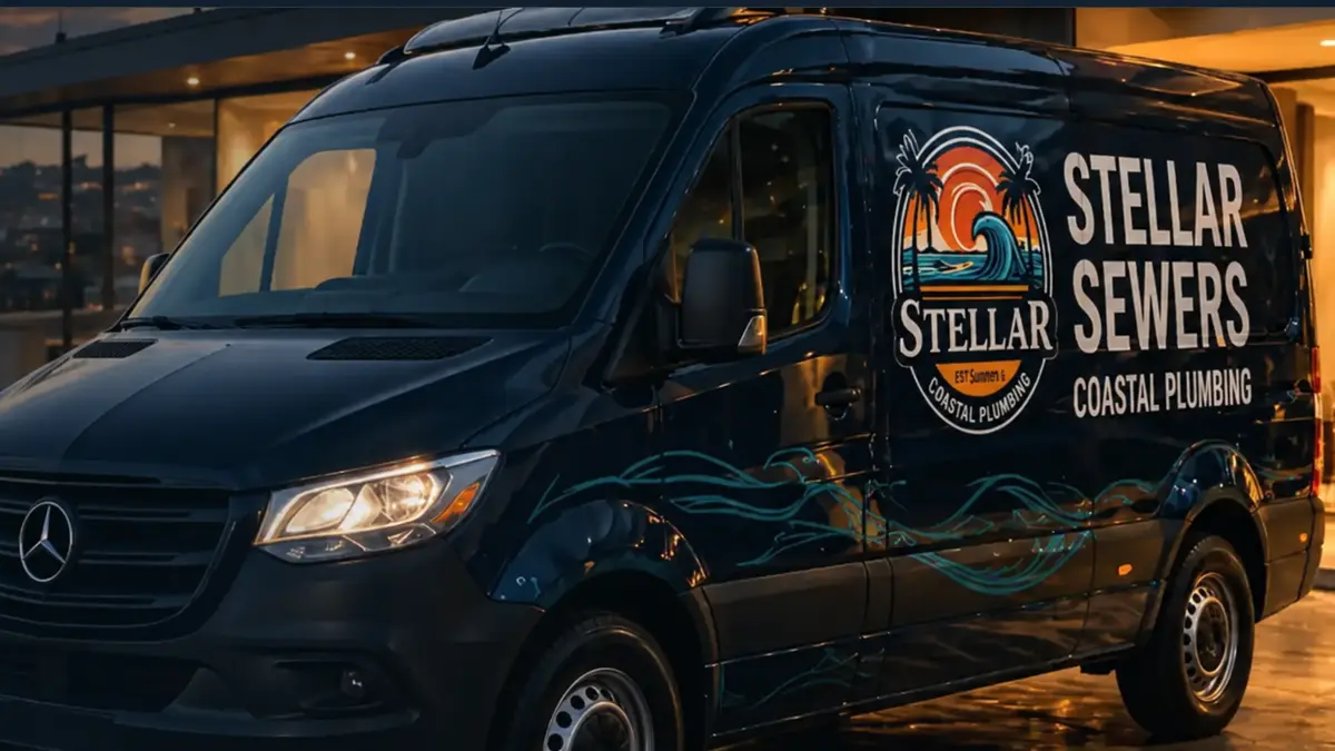Stellar Sewers service van ready for a priority call